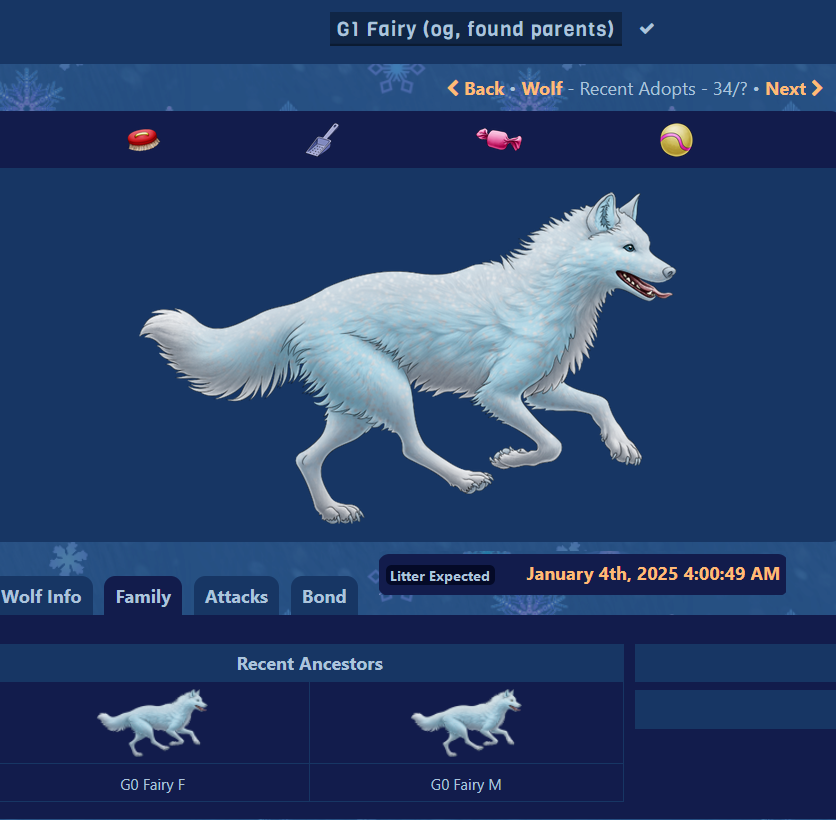 Working hard breeding Blizzard wolves for future giveaway | Xanje
