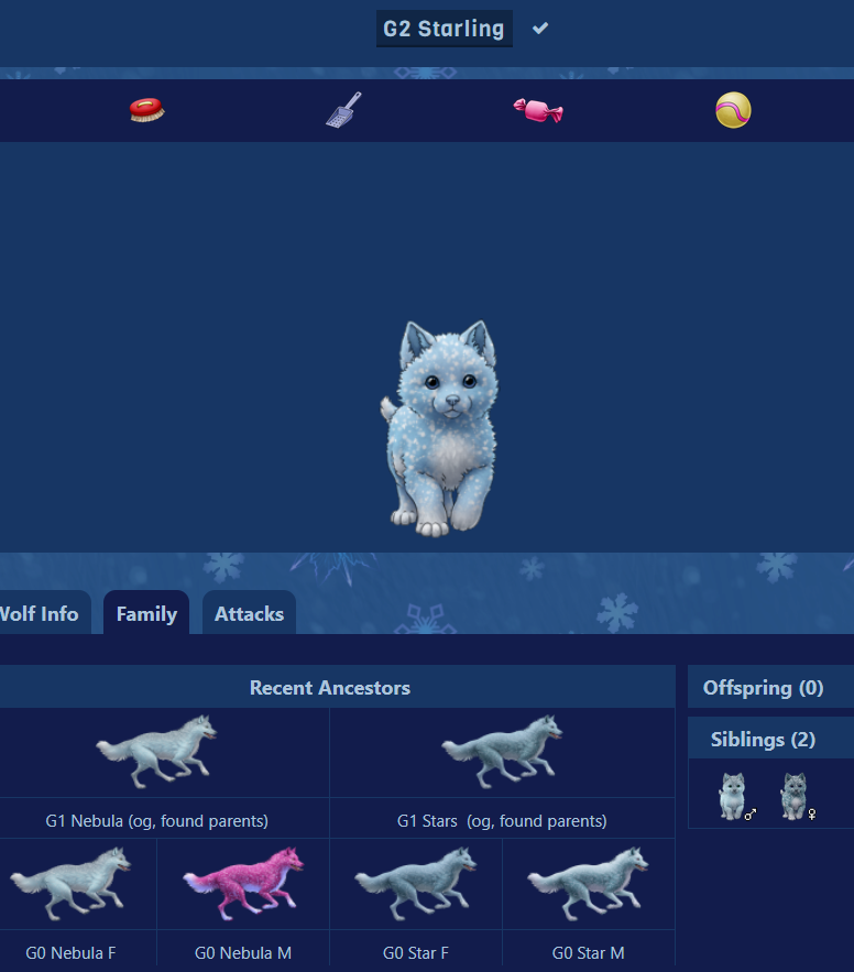 Working hard breeding Blizzard wolves for future giveaway | Xanje